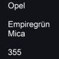 Preview: Opel, Empiregrün Mica, 355.